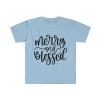 Merry and Blessed Unisex Graphic Tees! Winter Vibes! FreckledFoxCompany