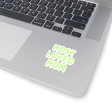 Most Loved Mom Mint Green Vinyl Sticker! Mothers Day Gift! FreckledFoxCompany