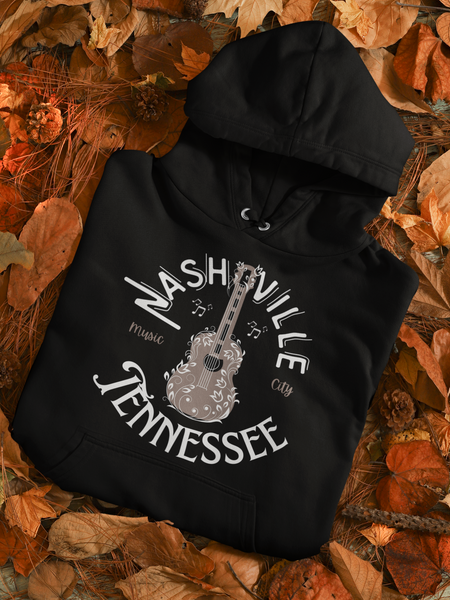 Nashville Tennessee Music City Unisex Graphic Hoodie! Fall Vibes! FreckledFoxCompany