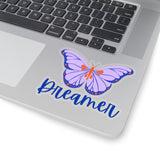 Navy Blue Dreamer Butterfly Vinyl Sticker! FreckledFoxCompany