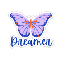 Navy Blue Dreamer Butterfly Vinyl Sticker! FreckledFoxCompany