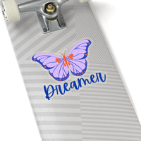 Navy Blue Dreamer Butterfly Vinyl Sticker! FreckledFoxCompany