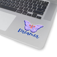 Navy Blue Dreamer Butterfly Vinyl Sticker! FreckledFoxCompany