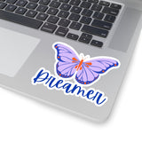 Navy Blue Dreamer Butterfly Vinyl Sticker! FreckledFoxCompany