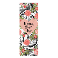 Never Give Up Luxury Suede Yoga Mat! Activewear! FreckledFoxCompany