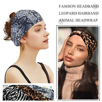 New Boho Flower Print Wide Headbands Vintage Knot Elastic Turban Headwrap for Women Girls Cotton Soft Bandana Hair Accessories FreckledFoxCompany