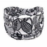 New Boho Flower Print Wide Headbands Vintage Knot Elastic Turban Headwrap for Women Girls Cotton Soft Bandana Hair Accessories FreckledFoxCompany