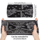 New Boho Flower Print Wide Headbands Vintage Knot Elastic Turban Headwrap for Women Girls Cotton Soft Bandana Hair Accessories FreckledFoxCompany