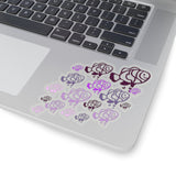 Ombre Purple Fish Vinyl Sticker! FreckledFoxCompany