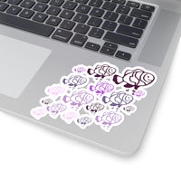 Ombre Purple Fish Vinyl Sticker! FreckledFoxCompany