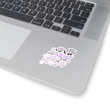 Ombre Purple Fish Vinyl Sticker! FreckledFoxCompany
