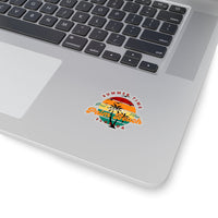 Palm Beach Cut to Edge Sticker! Flexible, Durable, Travel! FreckledFoxCompany