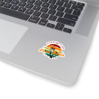 Palm Beach Cut to Edge Sticker! Flexible, Durable, Travel! FreckledFoxCompany