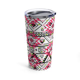 Pink Aztec Tumbler 20oz! Drinkware, Tumblers! FreckledFoxCompany