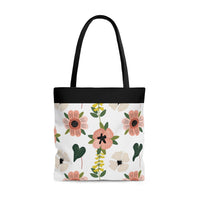 Pink Floral Tote Bag! Accessories, Beach Bag! FreckledFoxCompany