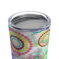 Pinwheel Tie Dye Tumbler 20oz! Drinkware, Tumblers! FreckledFoxCompany