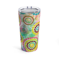 Pinwheel Tie Dye Tumbler 20oz! Drinkware, Tumblers! FreckledFoxCompany