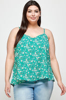 Plus Size, Ditsy Floral Print Cami Top FreckledFoxCompany