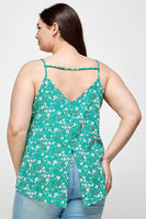 Plus Size, Ditsy Floral Print Cami Top FreckledFoxCompany