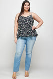 Plus Size, Ditsy Floral Print Cami Top FreckledFoxCompany