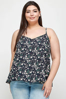 Plus Size, Ditsy Floral Print Cami Top FreckledFoxCompany