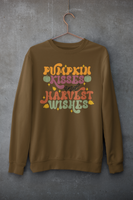 Pumpkin Kisses and Harvest Wishes Crewneck Sweatshirt! Fall Vibes! FreckledFoxCompany