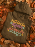 Pumpkin Kisses and Harvest Wishes Unisex Graphic Hoodie! Fall Vibes! FreckledFoxCompany