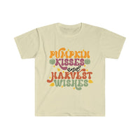 Pumpkin Kisses and Harvest Wishes Unisex Graphic Tee! Fall Vibes! FreckledFoxCompany