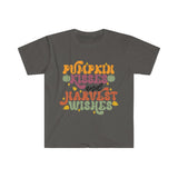 Pumpkin Kisses and Harvest Wishes Unisex Graphic Tee! Fall Vibes! FreckledFoxCompany