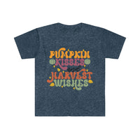 Pumpkin Kisses and Harvest Wishes Unisex Graphic Tee! Fall Vibes! FreckledFoxCompany