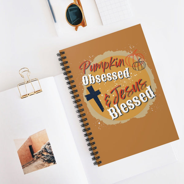 Pumpkin Obsessed Jesus Blessed Journal! Fall Vibes! FreckledFoxCompany