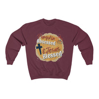 Pumpkin Obsessed Jesus Blessed Unisex Crewneck Sweatshirt! Fall Vibes! FreckledFoxCompany