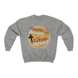 Pumpkin Obsessed Jesus Blessed Unisex Crewneck Sweatshirt! Fall Vibes! FreckledFoxCompany