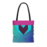 Purple Reflection Tote Bag! Accessories, Gym Tote Bag, Beach Tote Bag! FreckledFoxCompany