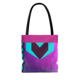 Purple Reflection Tote Bag! Accessories, Gym Tote Bag, Beach Tote Bag! FreckledFoxCompany