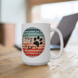 Retro Dog Mom Ceramic Mug 15oz! Mothers Day Gifts! FreckledFoxCompany