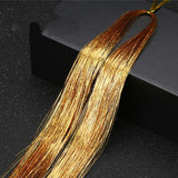 Sparkle Shiny Hair Tinsel Rainbow Silk Hair Extensions! Hair Accessories!