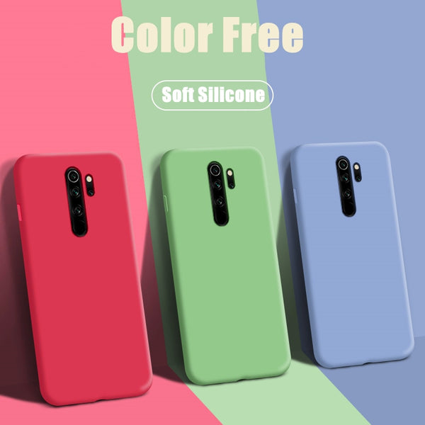 Shockproof Case For Xiaomi Redmi Note 11 10 9 8 Pro 7 8T 9T 9S 10S 11S 5 Plus 6 6A 4A 9A 9AT 9C NFC Matte Silicone Case Cover! Phone Case!