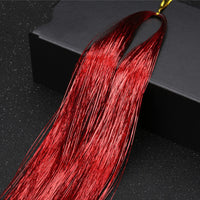 Sparkle Shiny Hair Tinsel Rainbow Silk Hair Extensions! Hair Accessories!