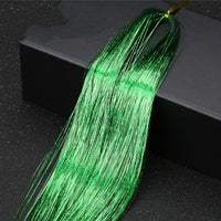 Sparkle Shiny Hair Tinsel Rainbow Silk Hair Extensions! Hair Accessories!