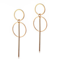 Vintage Earrings For Women Big Geometric Statement Metal Drop Earrings!