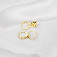 Love, Heart, Circle, Drop Small Earrings Set for Women!