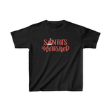 Santa's Workshop Unisex Kids Heavy Cotton Graphic Tees! Foxy Kids! Winter Vibes! FreckledFoxCompany