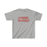 Santa's Workshop Unisex Kids Heavy Cotton Graphic Tees! Foxy Kids! Winter Vibes! FreckledFoxCompany