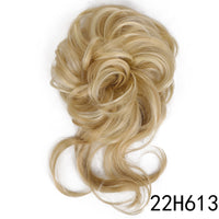 Beauty Elastic Band With Hair Messy Hair Bun Scrunchie! Hair Accessories!