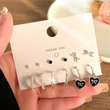 Love, Heart, Circle, Drop Small Earrings Set for Women!