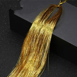 Sparkle Shiny Hair Tinsel Rainbow Silk Hair Extensions! Hair Accessories!