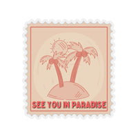 See You In Paradise Blush Pink Vinyl Sticker! FreckledFoxCompany