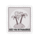 See You In Paradise Greyscale Vinyl Sticker! FreckledFoxCompany