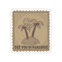 See You In Paradise Sepia Vinyl Sticker! FreckledFoxCompany